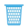 Laundry basketÃÂ  on white background vector